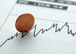 Betting on the future value of an investment in penny stocks