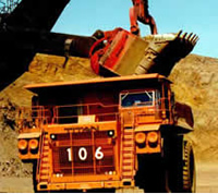 Iron ore mining stock